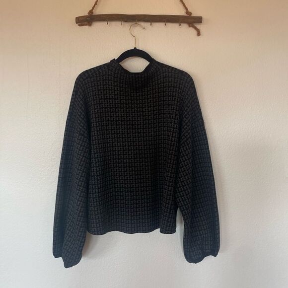 Gray printed sweater - Picture 7 of 9